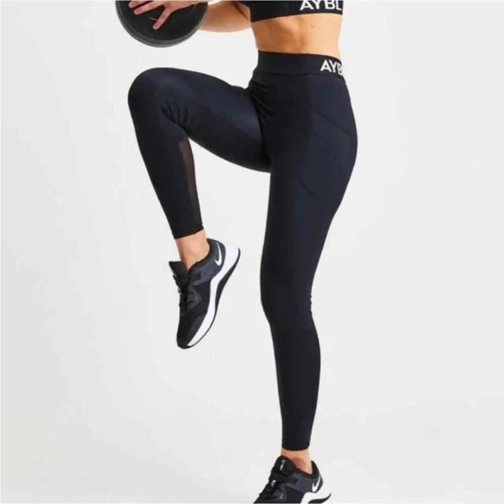 AYBL‎ High Rise Train Leggings S Black